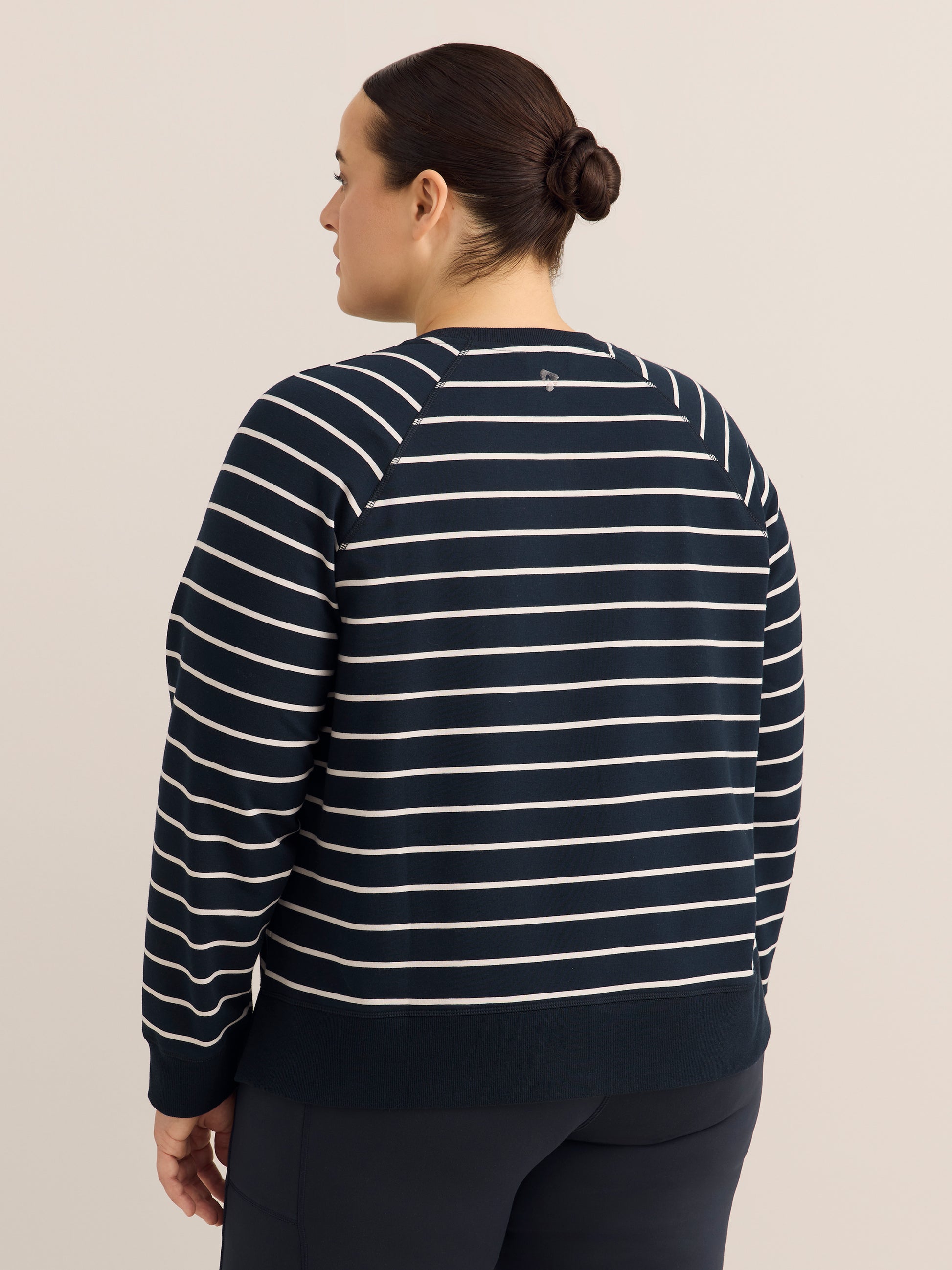Blue Striped Crew-Neck Sweatshirt - Active Zone