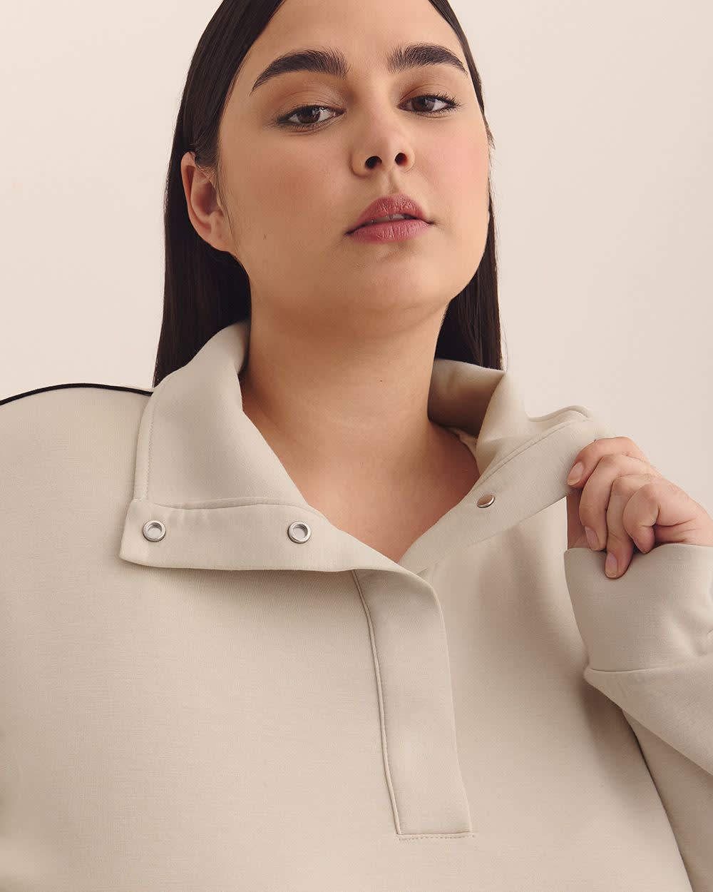 Pull léger avec col montant - Active Zone