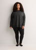 French Terry Long Sweatshirt with Fashion Cut - Active Zone