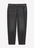 Jean mom noir taille haute - Addition Elle