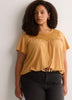 Slight Swing Top with Embroidered Yoke
