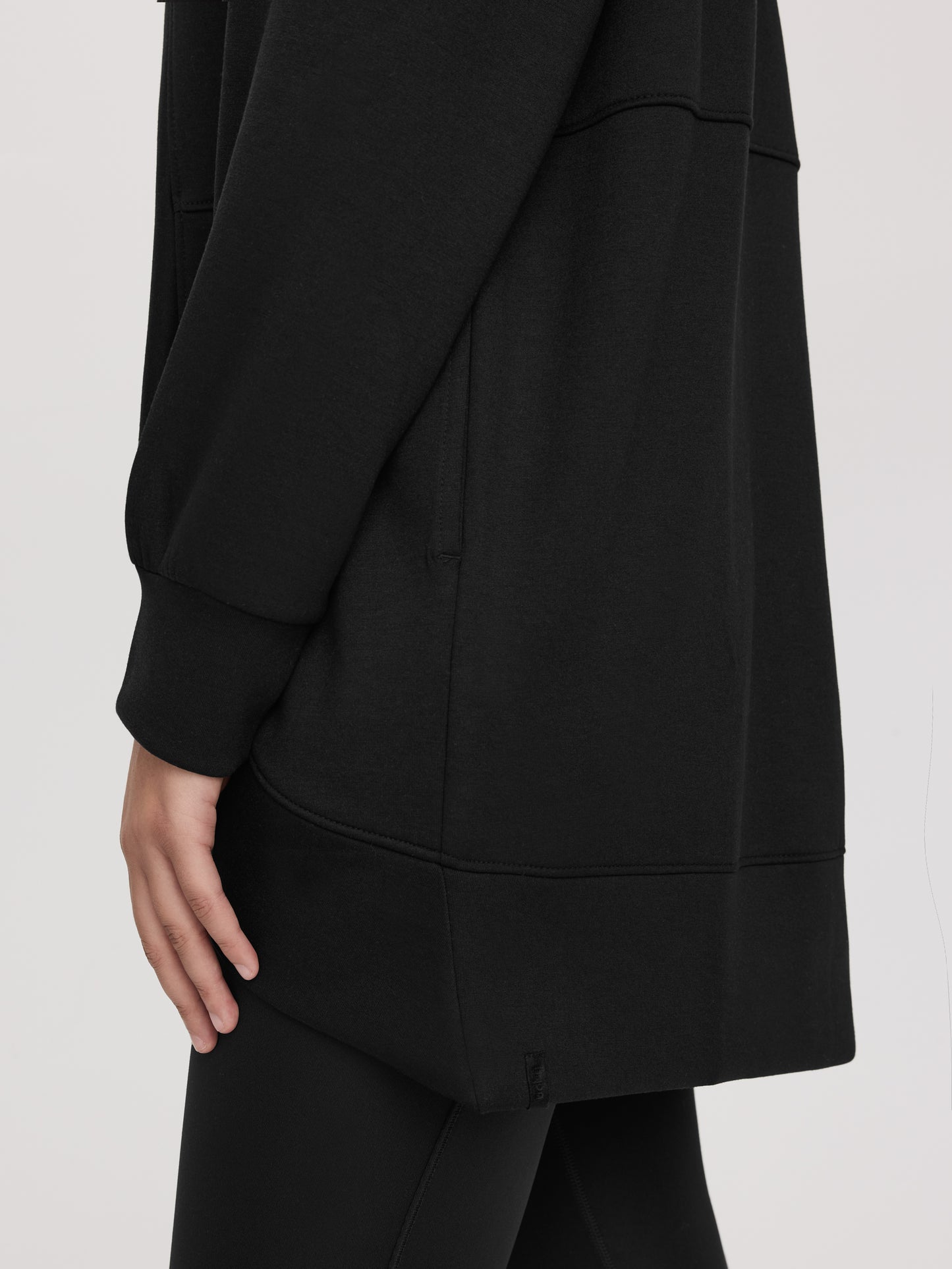 Long-Sleeve Open Cardigan with Pockets - HYLUX Hyba