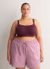 Purple Medium Support Flex Wire Sports Bra - Active Zone
