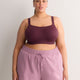 Purple Medium Support Flex Wire Sports Bra - Active Zone