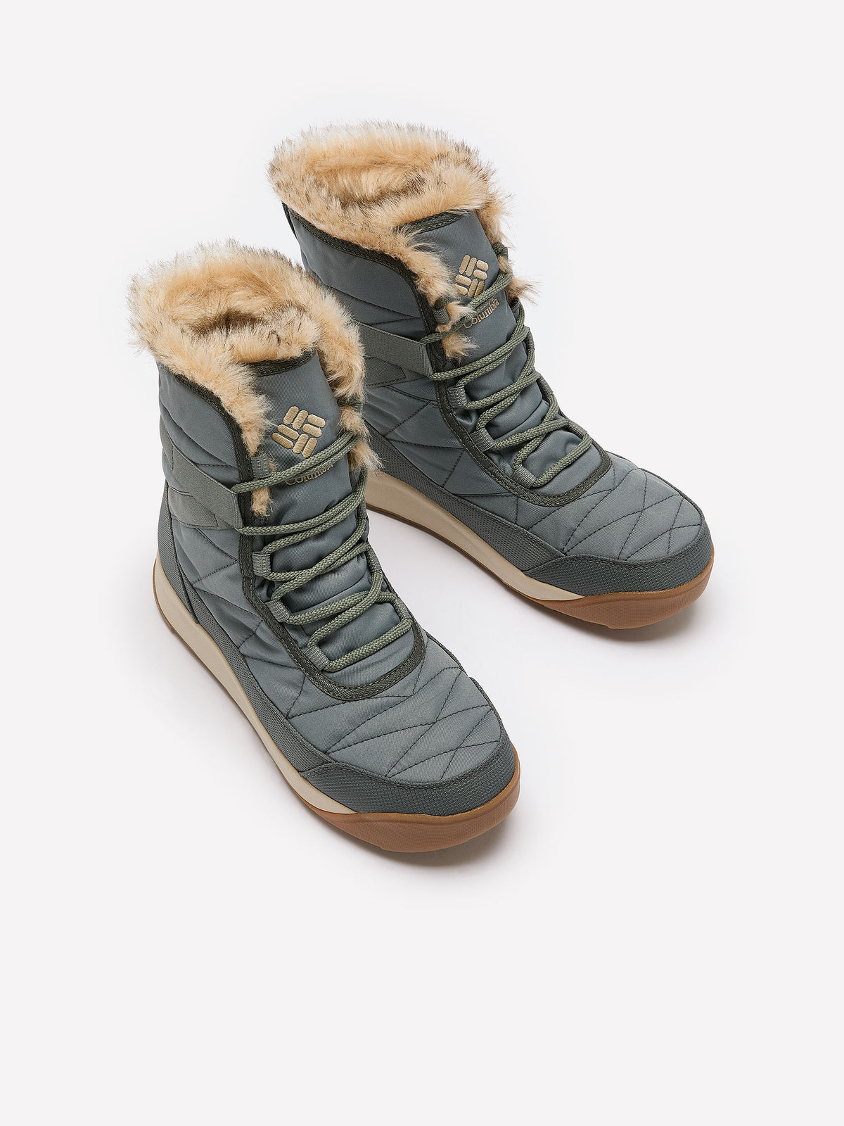Botte courte d'hiver matelassée Minx IV, pied large - Columbia