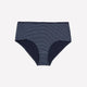 Navy Blue Cotton Full Brief with Stripes - tiVOGLIO