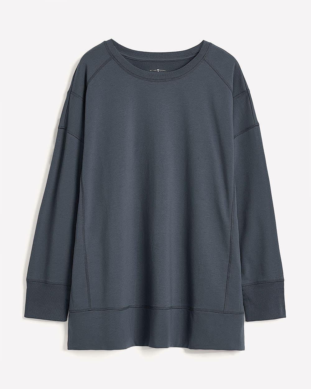 Pull à col rond en tricot français - Active Zone