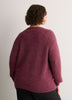 Loose Lurex V-Neck Sweater