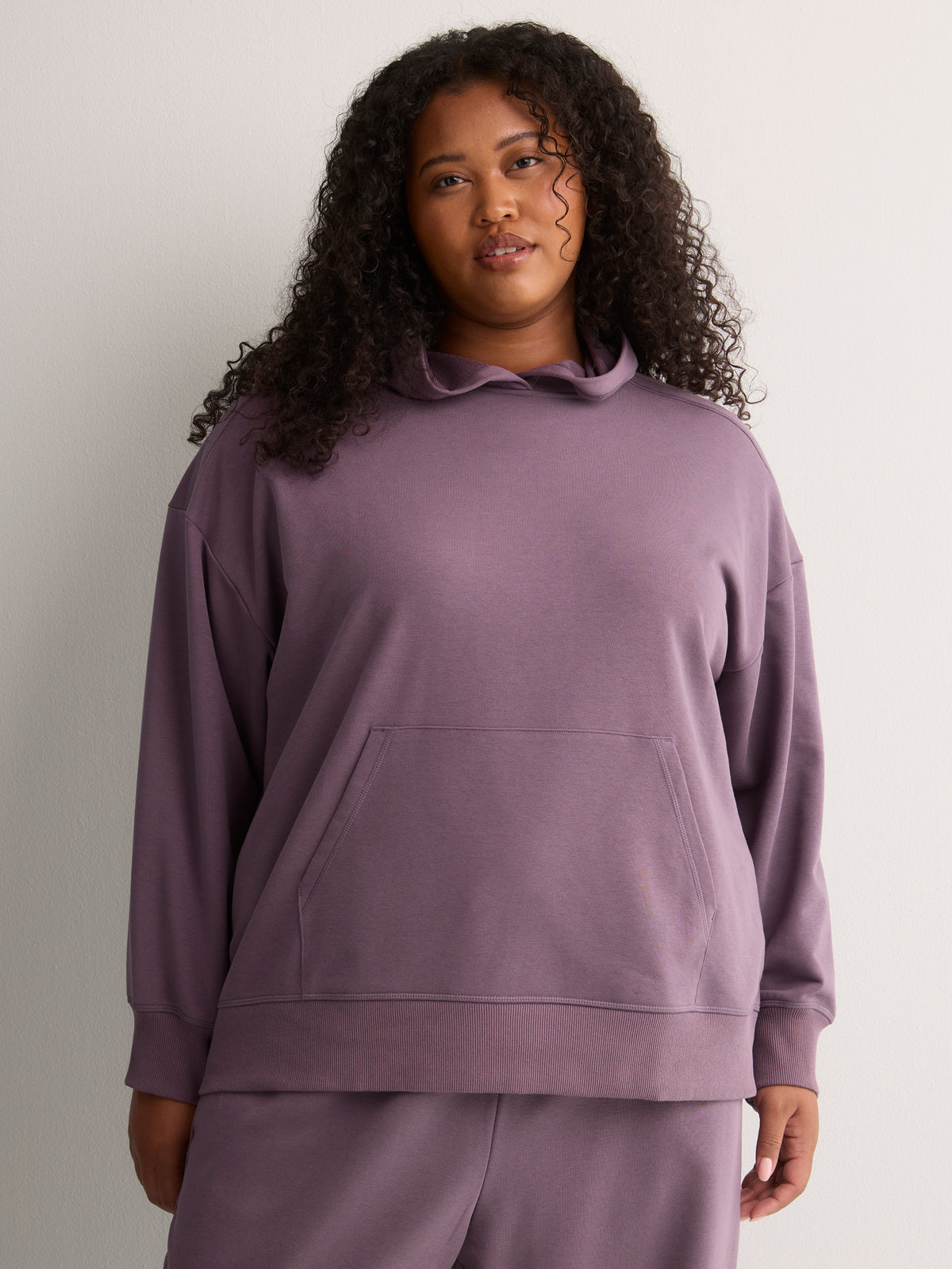 Compact French Terry Hooded Sweatshirt - Active Zone