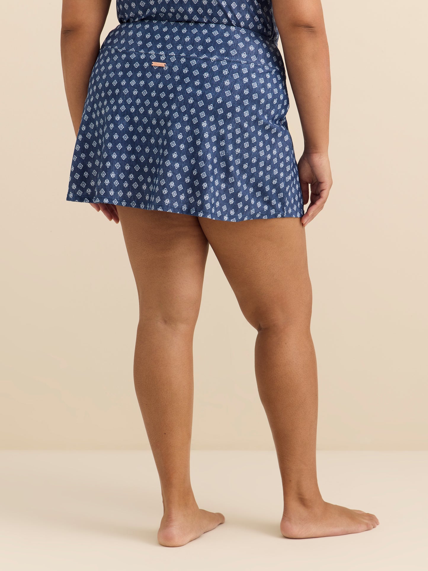 Jupe-maillot taille haute Tango - Raisins Curve