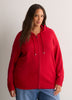 Straight Hooded Zip Sweater