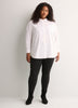 Black Textured Glitzy Legging with Tummy Control