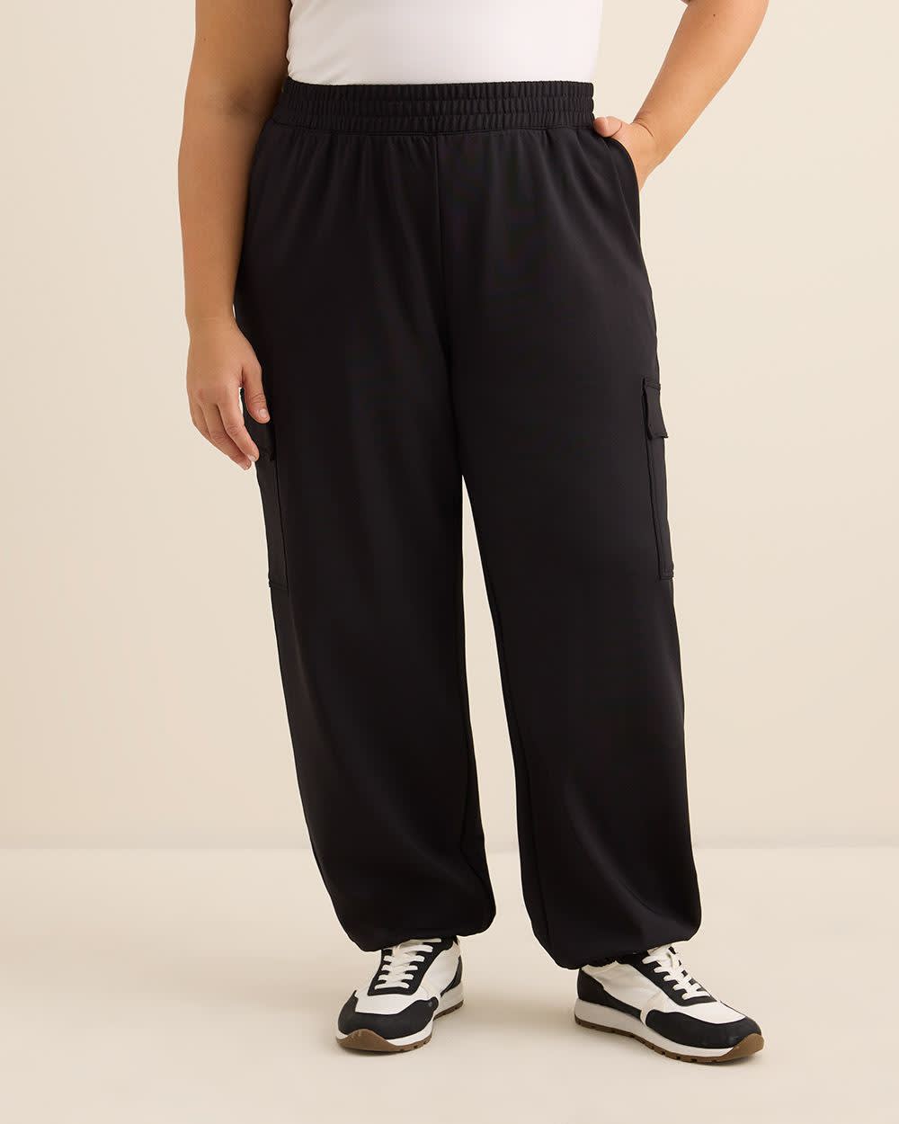 Pantalon de jogging cargo isotherme noir - Active Zone
