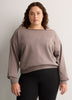 Off-Shoulder Year Round French Terry Sweatshirt - Fabletics