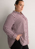 Responsible, Silky Buttoned Down Tunic Shirt