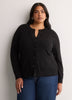 Responsible, Buttoned-Down Cotton Blend Crewneck Cardigan