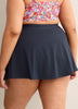 Mid-Rise Swim Skirt With Built-In Shorts