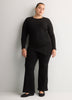 Asymmetric Ruched Knit Shirt
