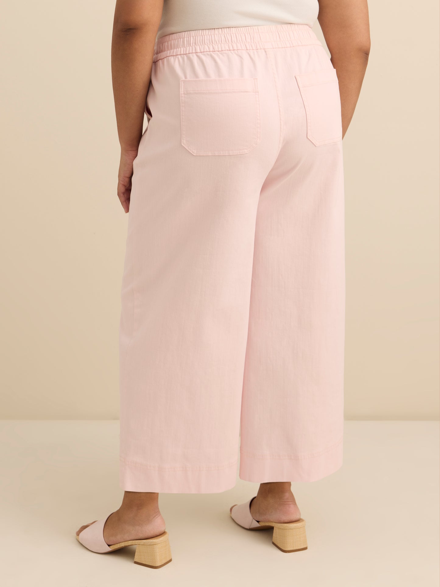 Cropped Wide-Leg Mid-Rise Jeans - d/C JEANS