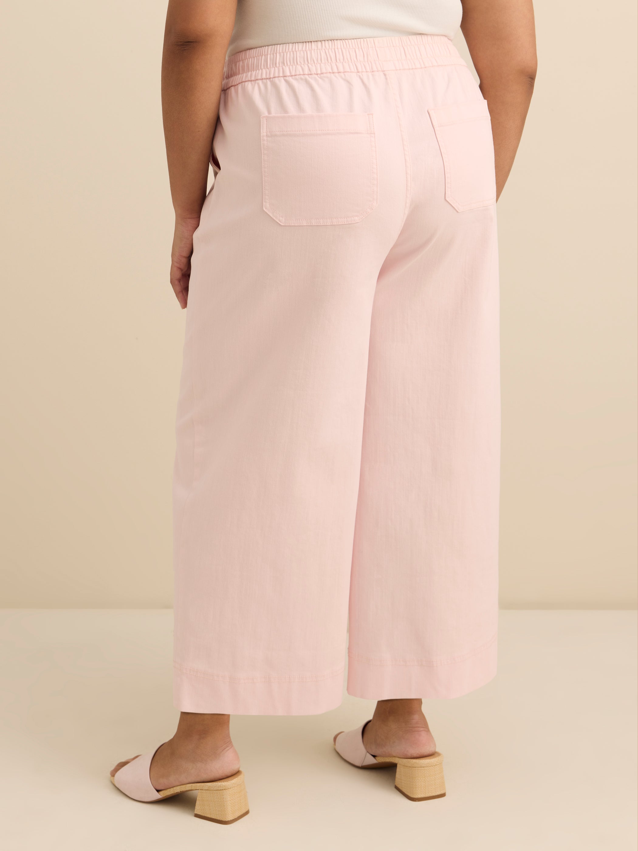 Jean court à jambe large et à  taille mi-haute - d/C JEANS