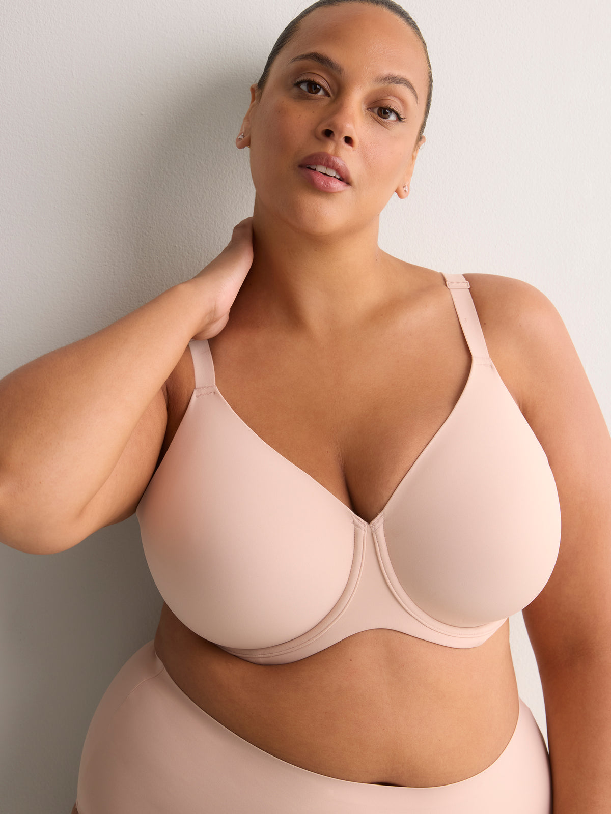 Essential Microfibre Lightly Padded Underwire T-Shirt Bra - tiVOGLIO