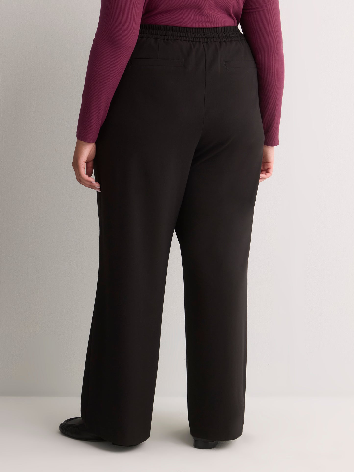 Petite, Pull-On Wide-Leg Workleisure Pant