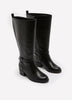 Wide Width, Diona Tall Extra-Wide-Calf Boot with Ankle Harness