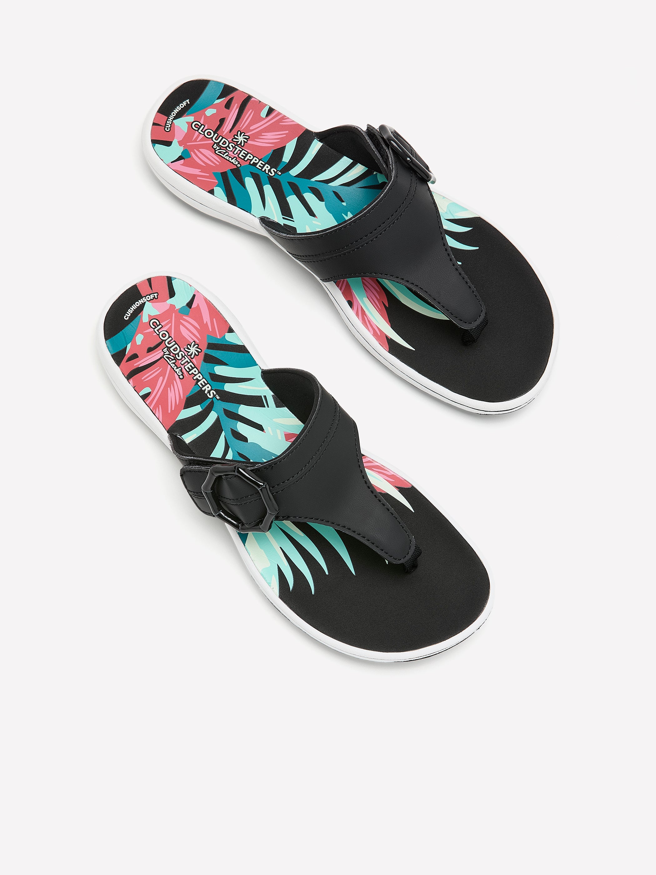 Regular Width, Breeze Cove Sandal with Decorative Buckle - Clarks