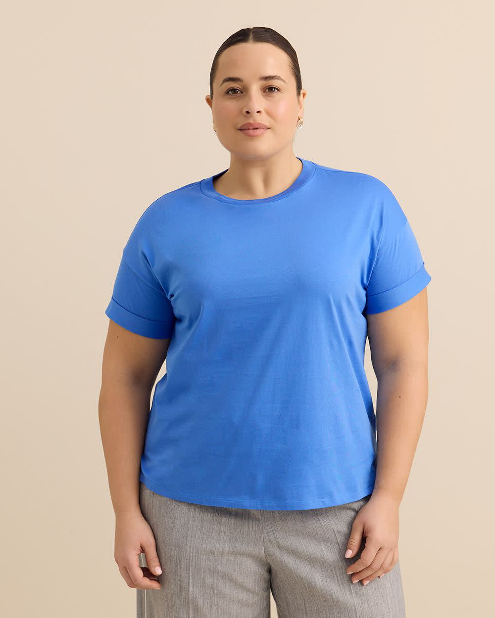 Boxy-Fit Crewneck Tee