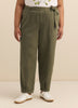 Tencel Blend Slight Barrel-Leg Pant