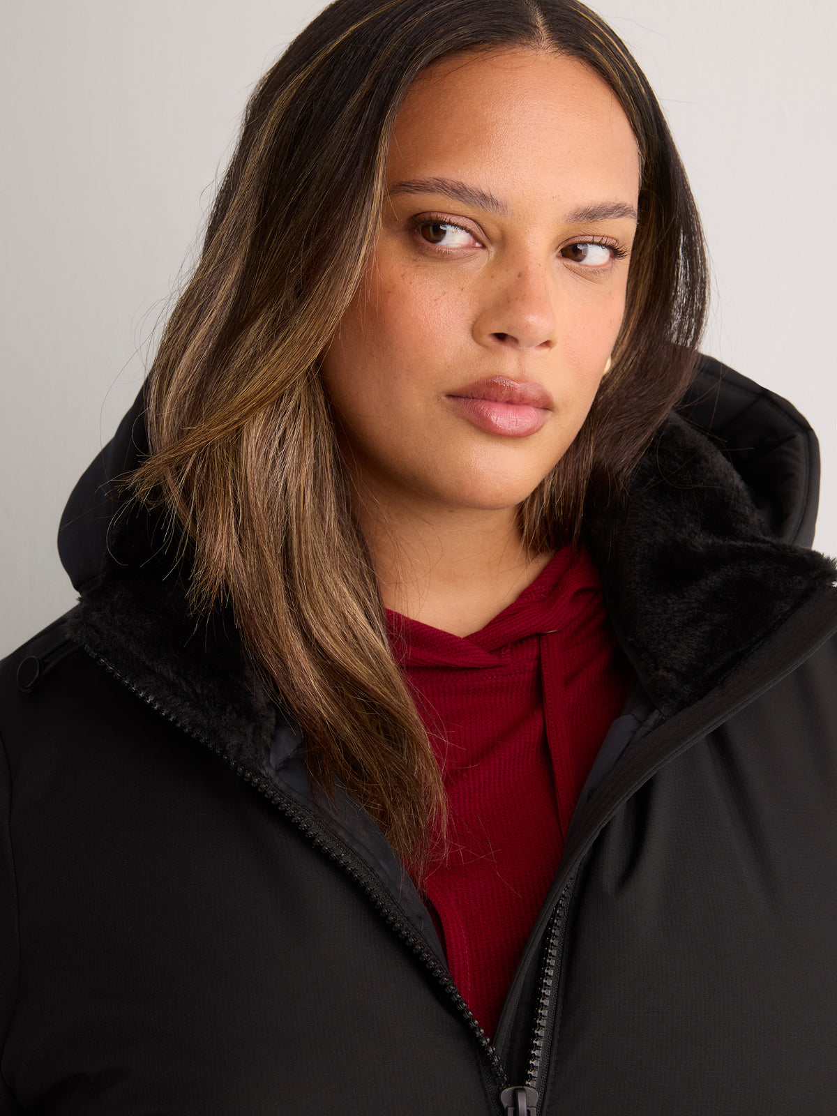 Ripstop Parka Jacket with Removable Hood