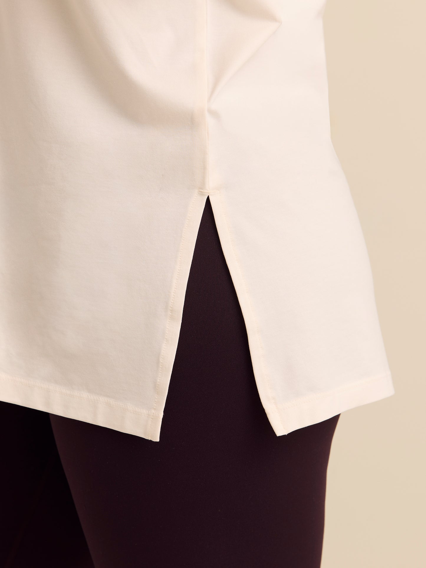 T-shirt Boyfriend à col rond