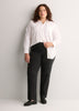 Responsible, Petite, Gray Straight-Leg Savvy Pant