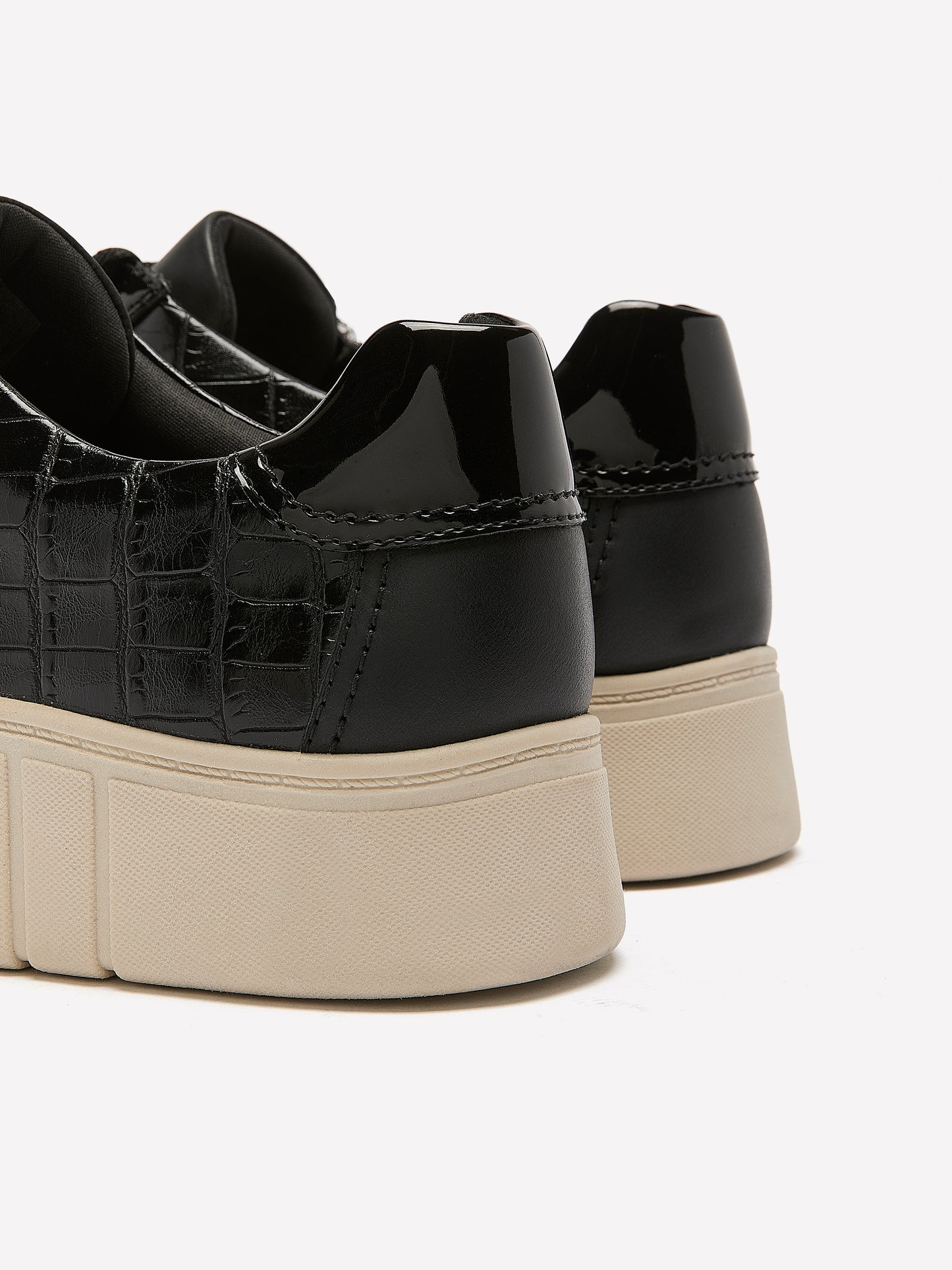 Wide Width, Mykah Joy Black Leather Sneaker - Clarks