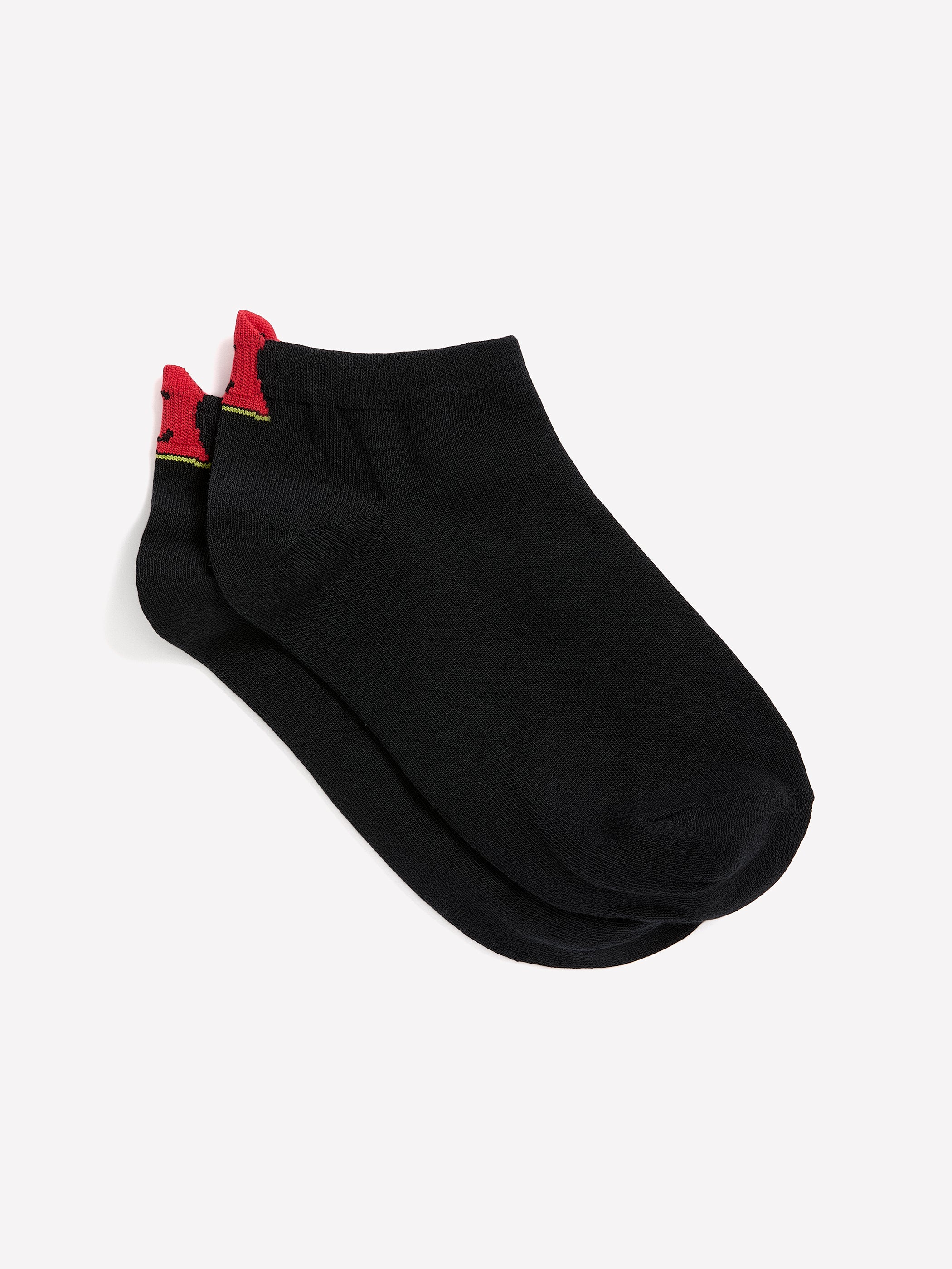 Ankle Sock with Heel Fruit Placement