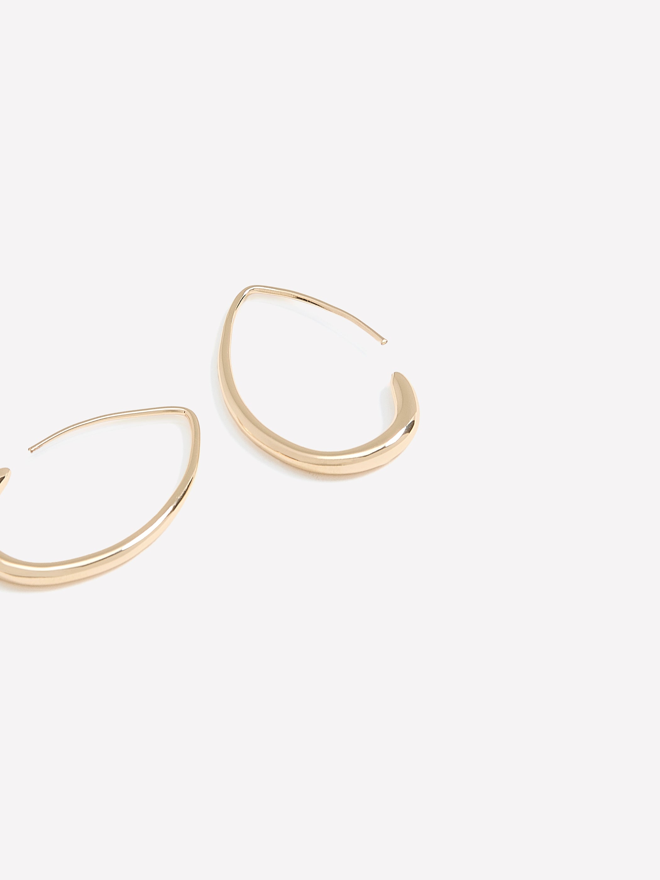 Teardrop Hoop Earrings
