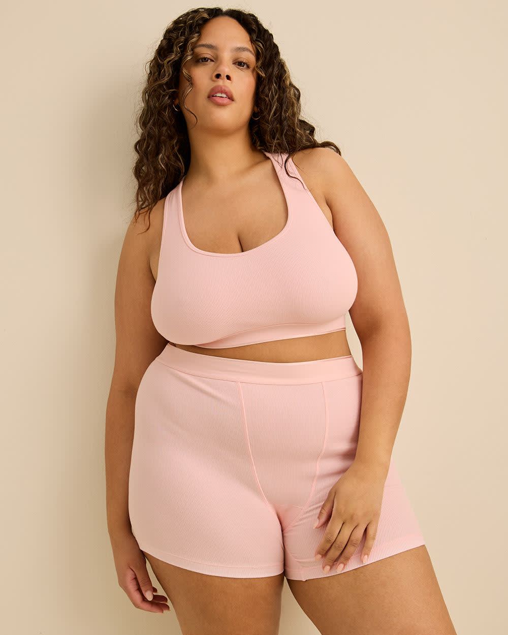 Ribbed Knit Boyshort - ti Voglio