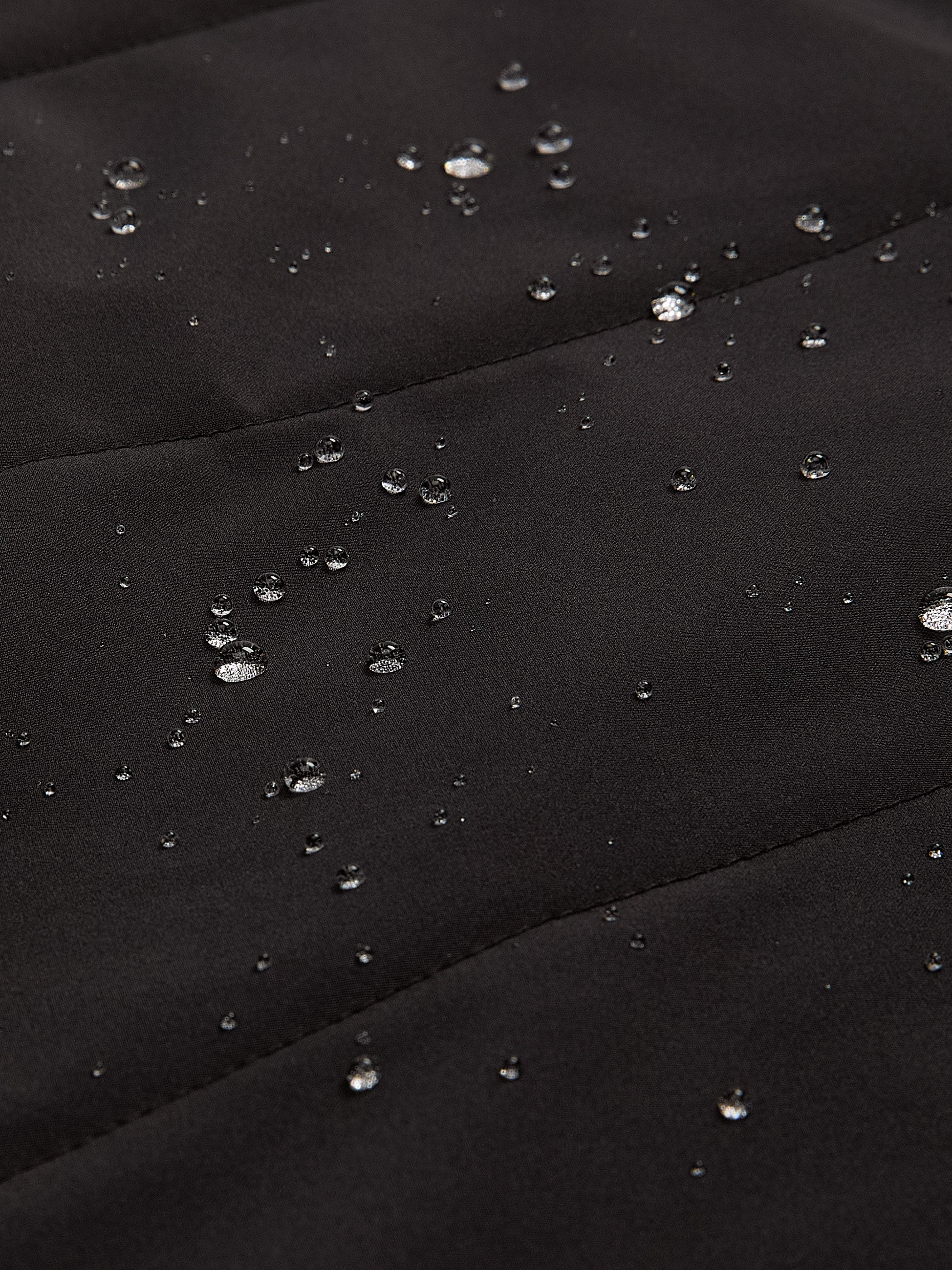 Black Second Skin Quilted Jacket - Active Zone