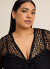 Long Crochet Knit Cover-Up Dress with Keyhole V-Neck - Cover Me