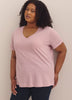 Boyfriend-Fit V-Neck T-Shirt - PENN. Essentials