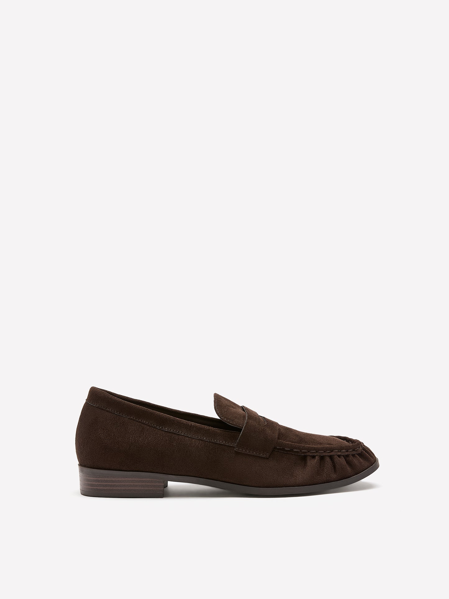 Wide Width, Jarissa Brown Microsuede Loafer