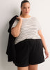 Responsible, Striped Short-Sleeve T-Shirt - Active Zone