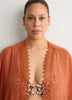 Long Cape with Crochet Trim