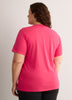 Pink Cotton Short-Sleeve Crew-Neck Tee - adidas