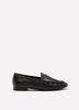 Extra Wide Width, Black Leather Loafer