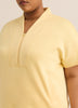 Responsible, Half-Zip High-Neck Cap-Sleeve Sweatshirt - Active Zone