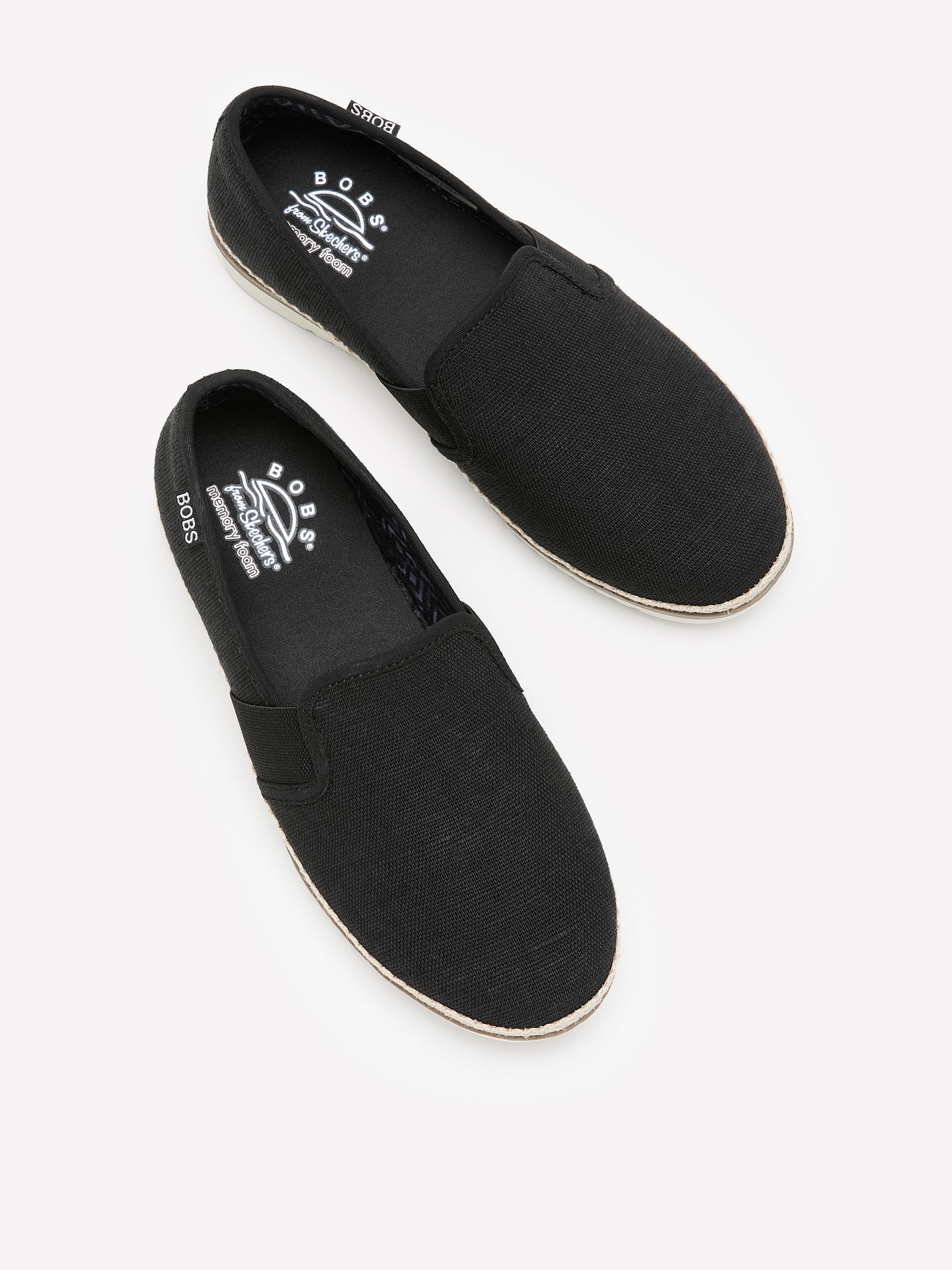 Wide Width, Flat Casual Woven Flexpadrille - Skechers