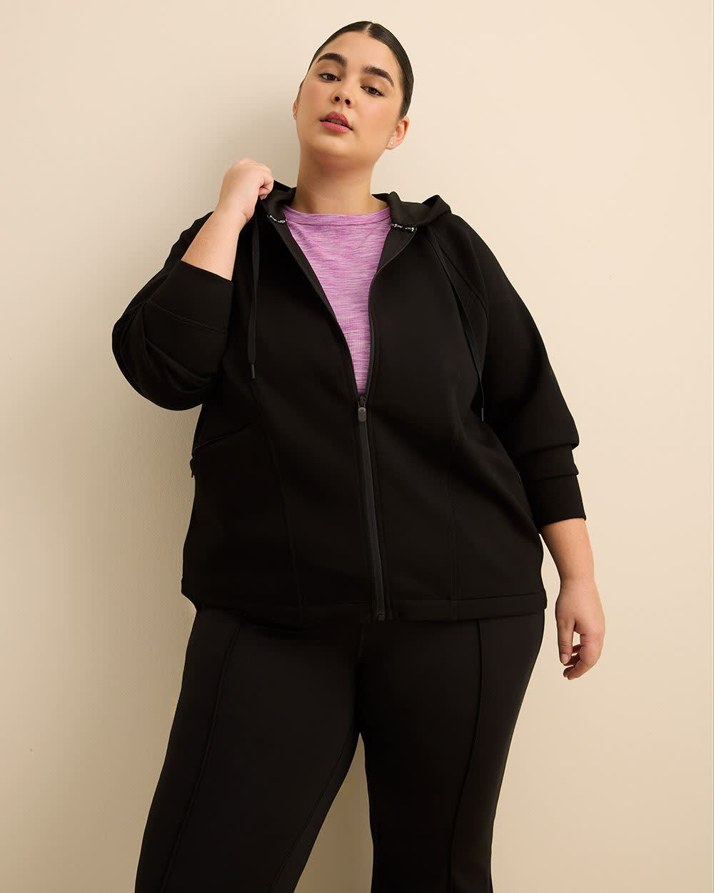 Veste légère à capuche et fermeture éclair, tissu responsable - Active Zone