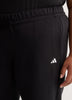 Black Essential Fleece Open-Hem Pant - adidas