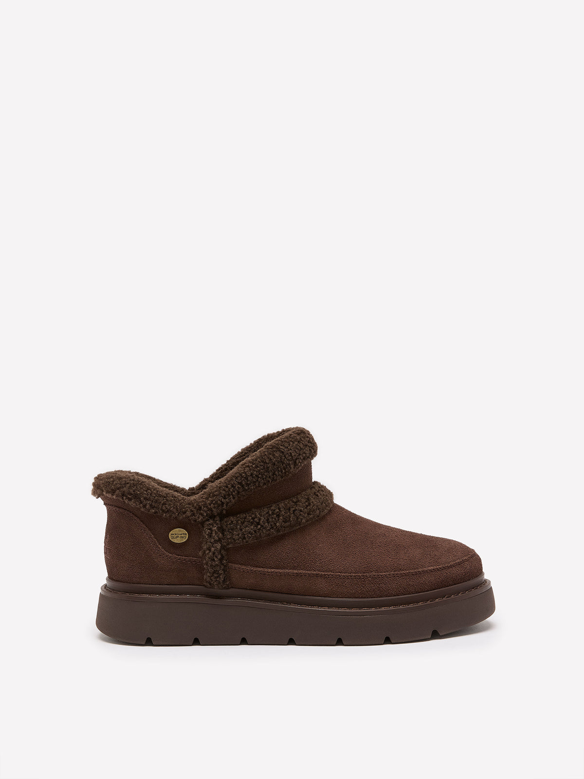 Regular Width, Bobs Keepsakes Slip-On Snug Winter Bootie - Skechers